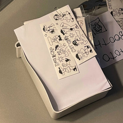 Dog & Cat Sketch Sticker